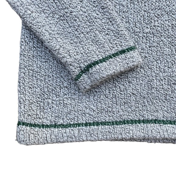 NFL Gameday Vintage 90s Knit Green Bay Packers Football Fandom Henley Sweater-M - Picture 4 of 11